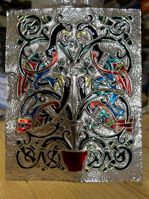 Painting on Pewter